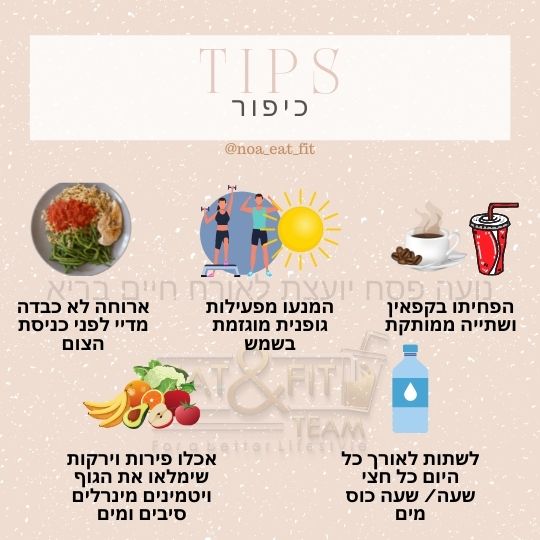 טיפים להתנהלות ביום כיפור